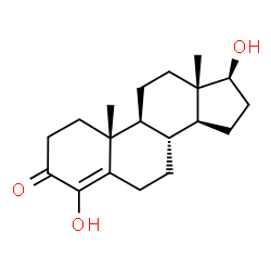 ChemSpider 2D Image | 4-HYDROXYTESTOSTERONE | C19H28O3