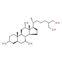 ChemSpider 2D Image | cyprinol | C27H48O5