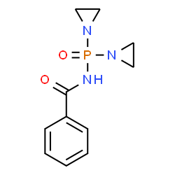 ChemSpider 2D Image | N-[Bis(1-aziridinyl)phosphinyl]benzamide | C11H14N3O2P