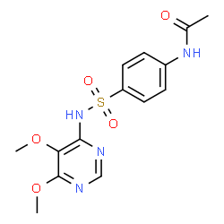 ChemSpider 2D Image | N4-Acetylsulfadoxine | C14H16N4O5S