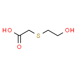 ChemSpider 2D Image | [(2-hydroxyethyl)thio]acetic acid | C4H8O3S