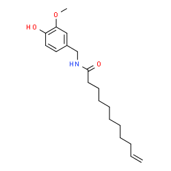 ChemSpider 2D Image | Undecenovanillylamide | C19H29NO3