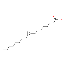 ChemSpider 2D Image | 8-(2-Octylcyclopropyl)octanoic acid | C19H36O2