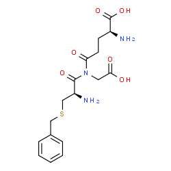 ChemSpider 2D Image | S-Benzyl-L-cysteinyl-N-L-gamma-glutamylglycine | C17H23N3O6S