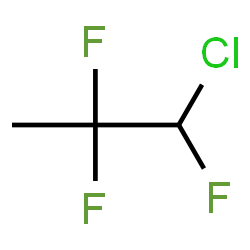 ChemSpider 2D Image | 1-Chloro-1,2,2-trifluoropropane | C3H4ClF3