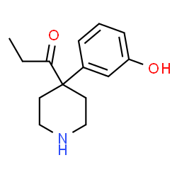 ChemSpider 2D Image | 1-[4-(3-Hydroxyphenyl)-4-piperidinyl]-1-propanone | C14H19NO2