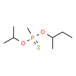 ChemSpider 2D Image | O-sec-Butyl O-isopropyl methylphosphonothioate | C8H19O2PS