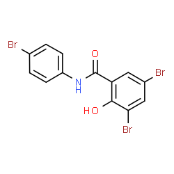 ChemSpider 2D Image | Tribromsalan | C13H8Br3NO2