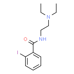 ChemSpider 2D Image | N-[2-(Diethylamino)ethyl]-2-iodobenzamide | C13H19IN2O