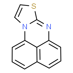 ChemSpider 2D Image | [1,3]Thiazolo[3,2-a]perimidine | C13H8N2S