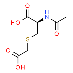 ChemSpider 2D Image | N-Acetyl-S-(carboxymethyl)-L-cysteine | C7H11NO5S