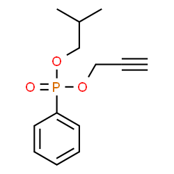 ChemSpider 2D Image | Isobutyl 2-propyn-1-yl phenylphosphonate | C13H17O3P