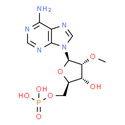 ChemSpider 2D Image | 2'-O-methyladenosine 5'-monophosphate | C11H16N5O7P