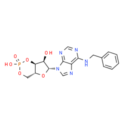 ChemSpider 2D Image | N6 benzyl-cAMP | C17H18N5O6P