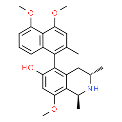 ChemSpider 2D Image | ancistrocladine | C25H29NO4