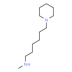 ChemSpider 2D Image | N-Methyl-6-(1-piperidinyl)-1-hexanamine | C12H26N2
