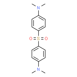 ChemSpider 2D Image | 4,4'-Sulfonylbis(N,N-dimethylaniline) | C16H20N2O2S