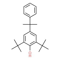ChemSpider 2D Image | 2,6-Di-tert-butyl-4-cumylphenol | C23H32O