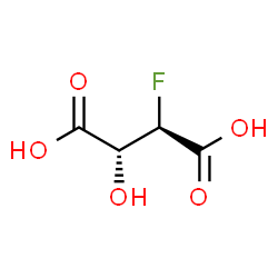 ChemSpider 2D Image | (2R,3R)-2-Fluoro-3-hydroxysuccinic acid | C4H5FO5