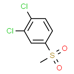 ChemSpider 2D Image | 3,4-dichlorophenyl methyl sulfone | C7H6Cl2O2S