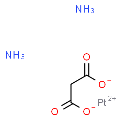 ChemSpider 2D Image | Platinum(2+) malonate ammoniate (1:1:2) | C3H8N2O4Pt
