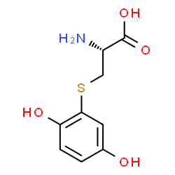 ChemSpider 2D Image | S-(2,5-Dihydroxyphenyl)-L-cysteine | C9H11NO4S