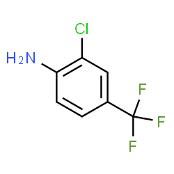 ChemSpider 2D Image | 2-Chloro-4-(trifluoromethyl)aniline | C7H5ClF3N