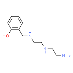 ChemSpider 2D Image | 2-(((2-((2-Aminoethyl)amino)ethyl)amino)methyl)phenol | C11H19N3O