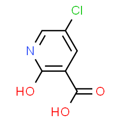 ChemSpider 2D Image | 5-Chloro-2-hydroxynicotinic acid | C6H4ClNO3