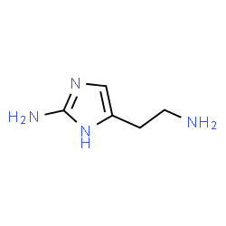 ChemSpider 2D Image | 1h-imidazole-4-ethanamine, 2-amino- | C5H10N4