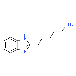 ChemSpider 2D Image | 2-(5-Aminopentyl)benzimidazole | C12H17N3