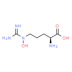 ChemSpider 2D Image | N(delta)-hydroxy-L-arginine | C6H14N4O3