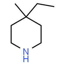 ChemSpider 2D Image | 4-Ethyl-4-methylpiperidine | C8H17N
