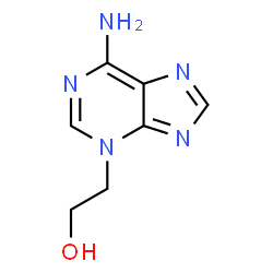 ChemSpider 2D Image | 2-(6-Amino-3H-purin-3-yl)ethanol | C7H9N5O