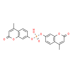 ChemSpider 2D Image | Bis-(4-methylumbelliferyl)phosphate | C20H15O8P