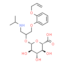 ChemSpider 2D Image | Oxprenolol glucuronide | C21H31NO9