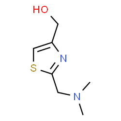 ChemSpider 2D Image | 2-(DIMETHYLAMINOMETHYL)-4-THIAZOLEMETHANOL | C7H12N2OS