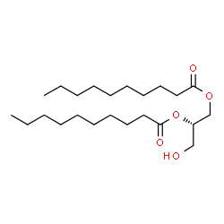 ChemSpider 2D Image | (S)-1,2-didecanoylglycerol | C23H44O5