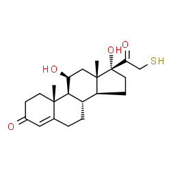 ChemSpider 2D Image | Tixocortol | C21H30O4S