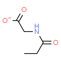 ChemSpider 2D Image | (Propionylamino)acetate | C5H8NO3