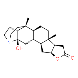 ChemSpider 2D Image | (1R,2S,4S,8R,9S,12S,13R,19R,20R)-20-Hydroxy-9,13-dimethyl-5-oxa-16-azahexacyclo[10.9.0.0~2,9~.0~4,8~.0~13,19~.0~16,20~]henicosan-6-one | C21H31NO3