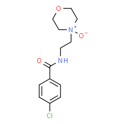 ChemSpider 2D Image | 4-Chloro-N-[2-(4-oxido-4-morpholinyl)ethyl]benzamide | C13H17ClN2O3