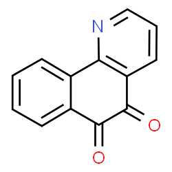 ChemSpider 2D Image | Benz(h)quinoline-5,6-dione | C13H7NO2