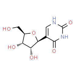 ChemSpider 2D Image | pseudouridine | C9H12N2O6