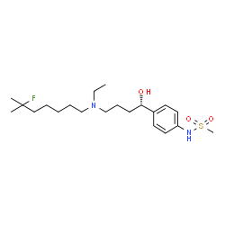 ChemSpider 2D Image | Trecetilide | C21H37FN2O3S