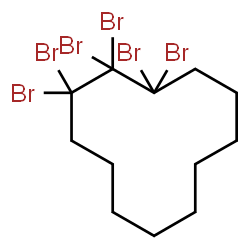 ChemSpider 2D Image | 1,1,2,2,3,3-Hexabromocyclododecane | C12H18Br6