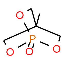 ChemSpider 2D Image | 4-Methyl-2,6,7-trioxa-1-phosphabicyclo[2.2.2]octane 1-oxide | C5H9O4P