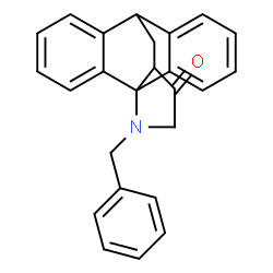 ChemSpider 2D Image | 15-Benzyl-15-azapentacyclo[6.6.5.0~1,18~.0~2,7~.0~9,14~]nonadeca-2,4,6,9,11,13-hexaen-17-one | C25H21NO