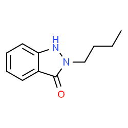ChemSpider 2D Image | 2-Butyl-1,2-dihydro-3H-indazol-3-one | C11H14N2O