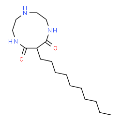 ChemSpider 2D Image | 9-Decyl-1,4,7-triazecane-8,10-dione | C17H33N3O2